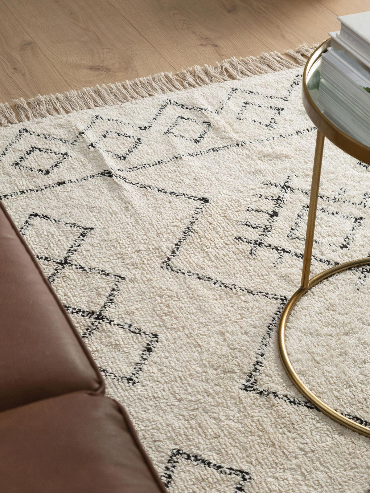 BAUMWOLLTEPPICH waschbar Naomi Cream 200x300 cm - Creme, Textil (200/300cm) - benuta Nest