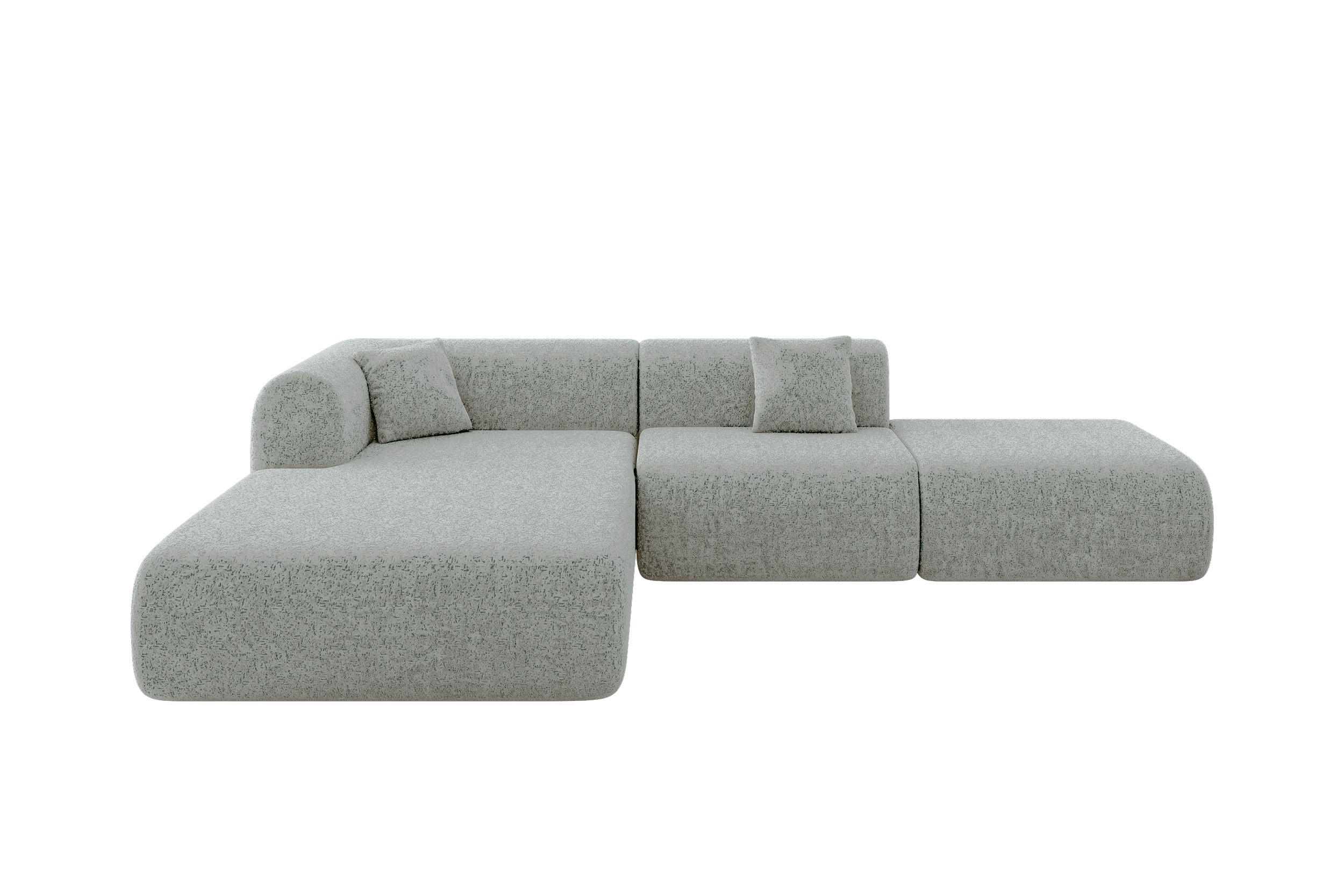 Altdecor Ecksofa Dunkelgrün 289x176 cm