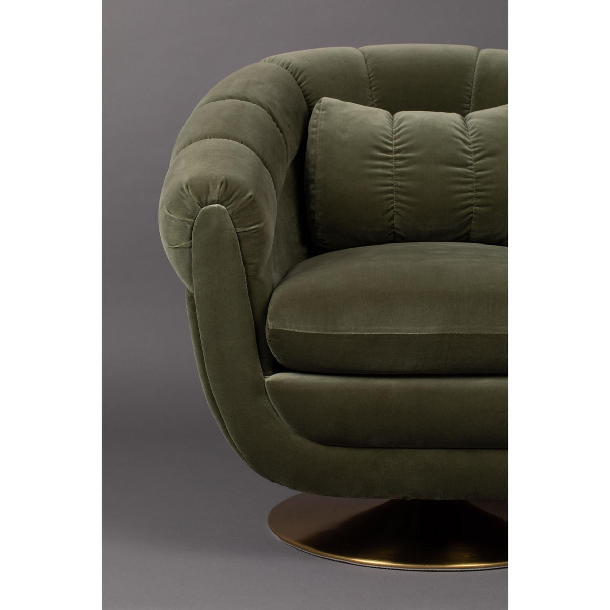 SESSEL Member Grün - Grün, Textil (82/79/88cm) - Dutchbone