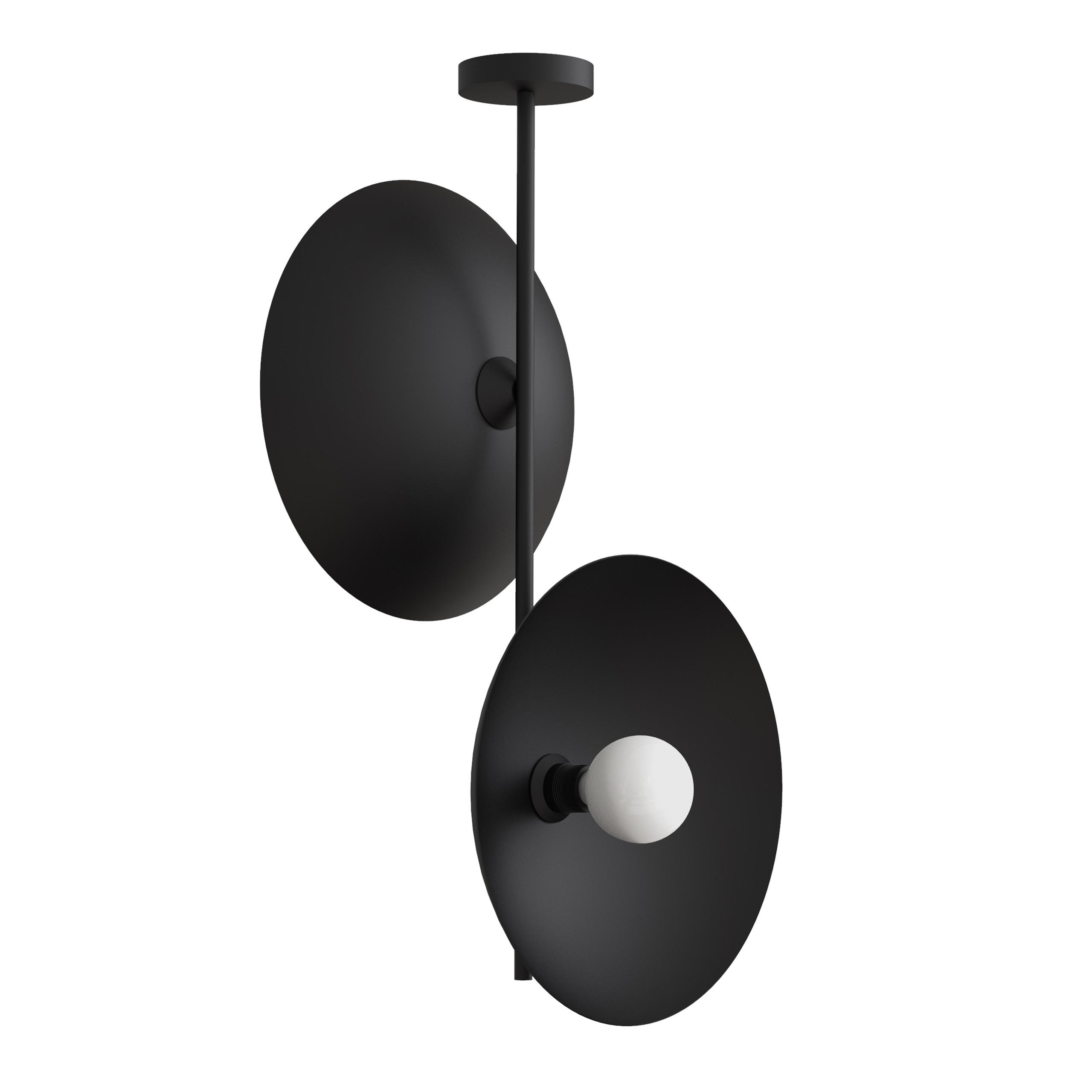 DECKENLEUCHTE - Schwarz, Metall (40/40/83cm) - Lumicom