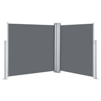 AUSZIEHBARE Seitenmarkise Anthrazit 100/600 Cm - Anthrazit, Textil (600/100/1cm) - vidaXL