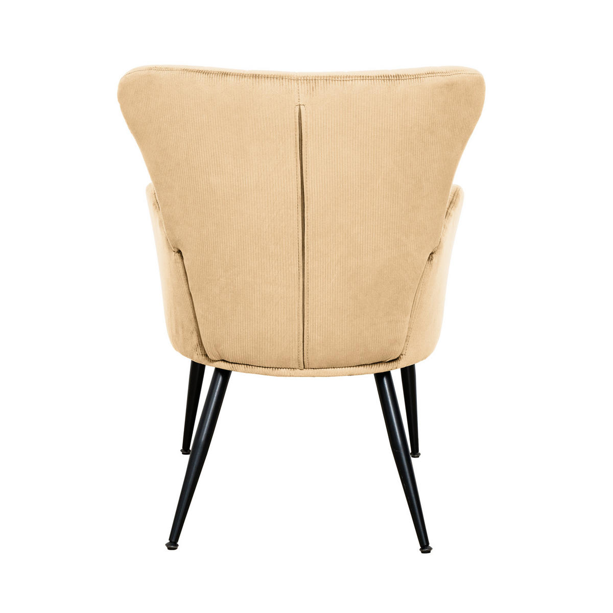 SESSEL SANSA Cord Beige - Beige, Textil (64/85/66cm) - SVITA