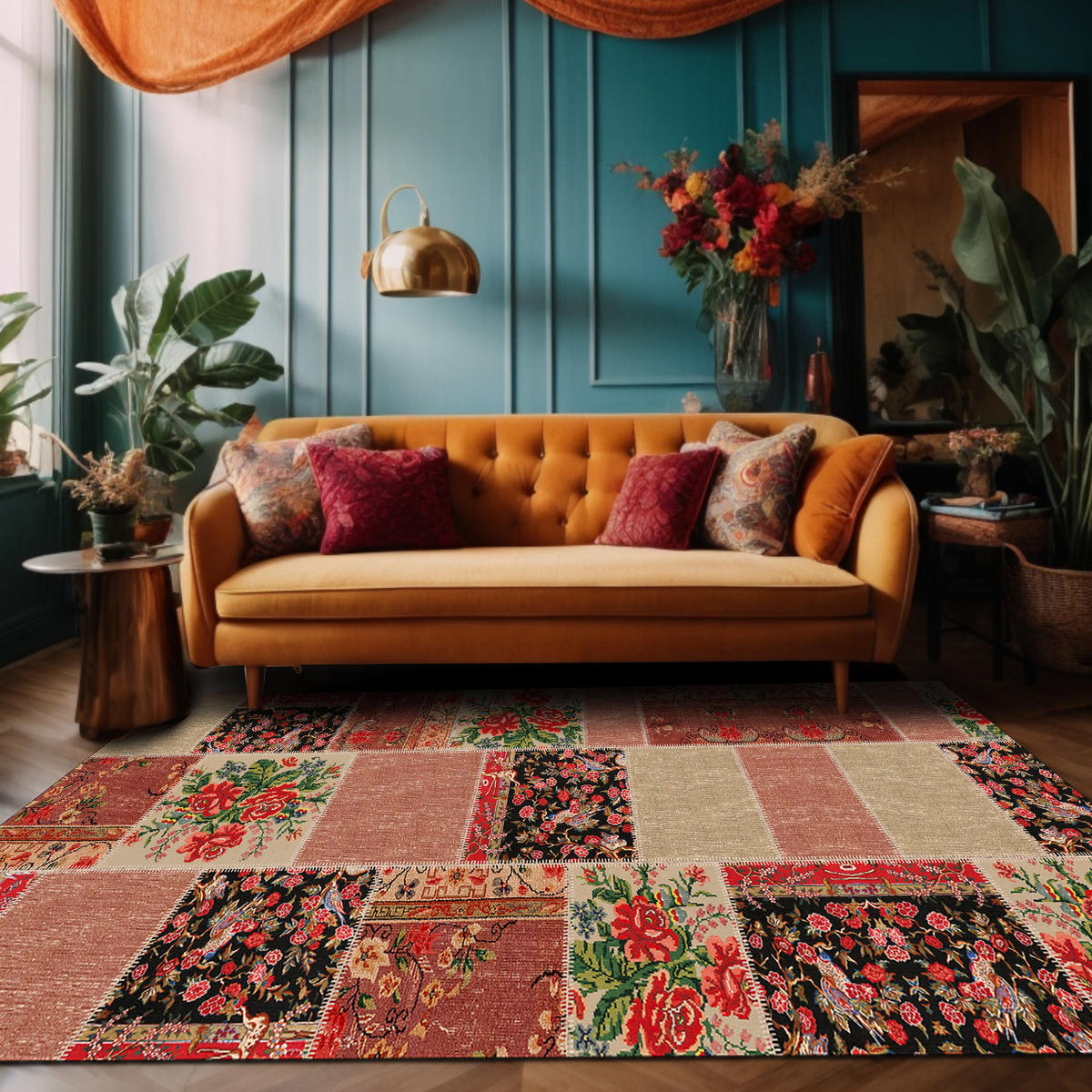 TEPPICH Zelda 200/300 cm - Multicolor, Textil (200/300cm) - Bamyum