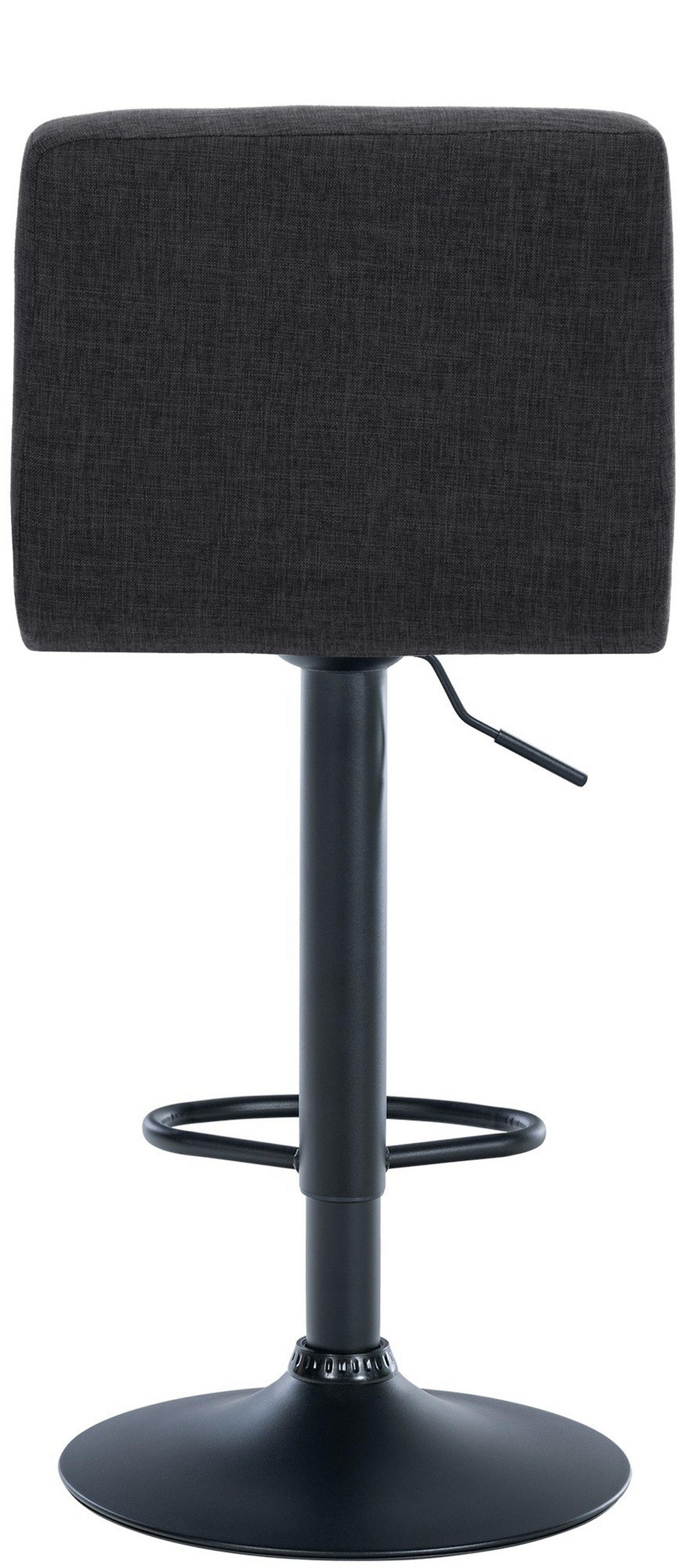 BARHOCKER Calma 94-114x46x47 cm dunkelgrau - Dunkelgrau, Textil (46/94/47cm) - furnicato