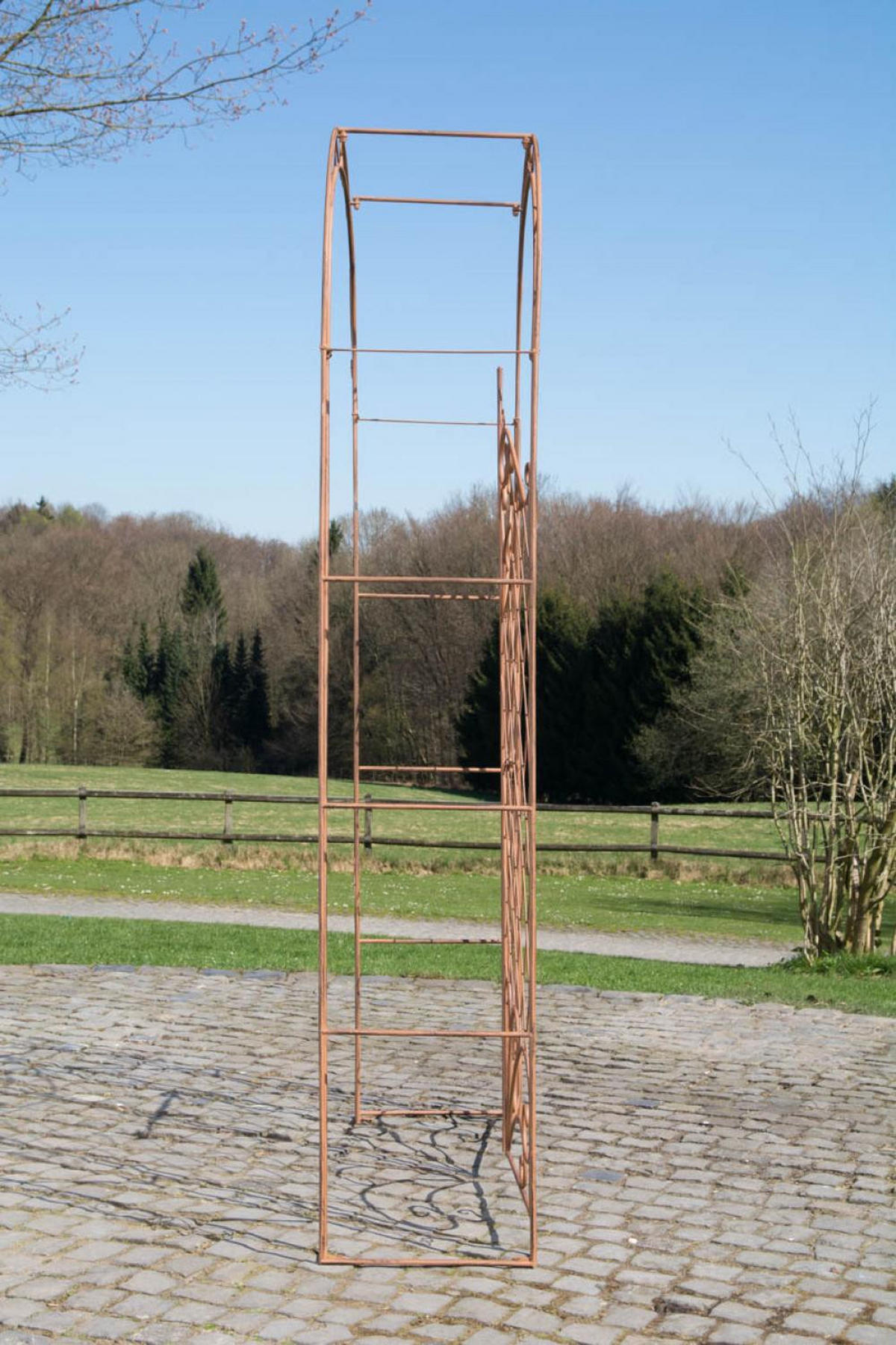 ROSENBOGEN Metall Antik Braun - Braun, Metall (120/220/40cm) - CLP