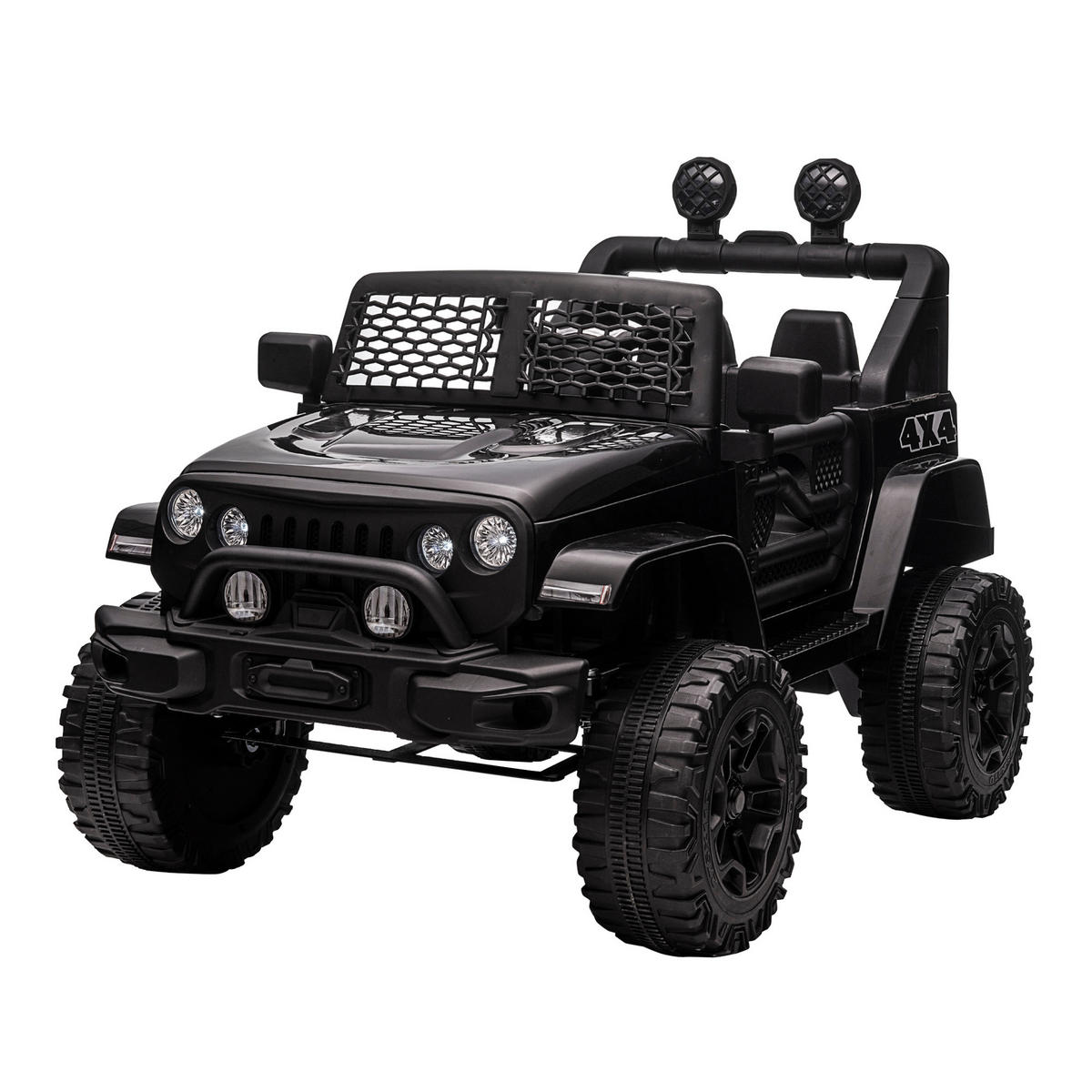ELEKTRO-KINDERAUTO DE-13008 Fernbedienung Schwarz - Schwarz, Kunststoff (100/64.2/71cm) - ComfortXL