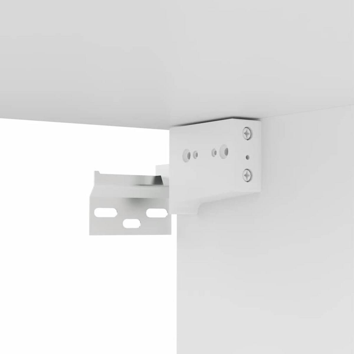TV-SCHRANK Weiss 80/30/30 Cm Holzwerkstoff - Weiß, Holzwerkstoff (30/80/30cm) - vidaXL
