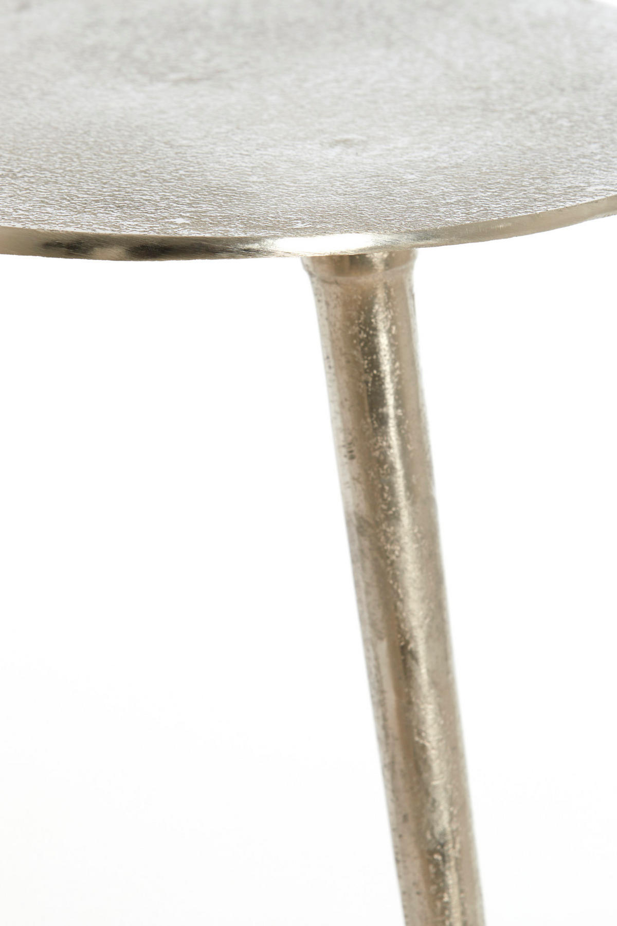 BEISTELLTISCH Linos Silber 80/60/36 cm - Silberfarben, Metall (80/60/36cm) - Light & Living