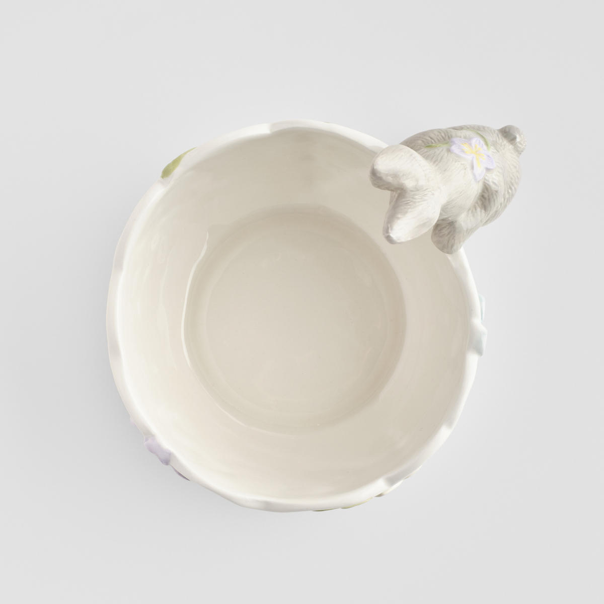 SCHALE Pasquile - Weiß, Stein (14cm) - home&you