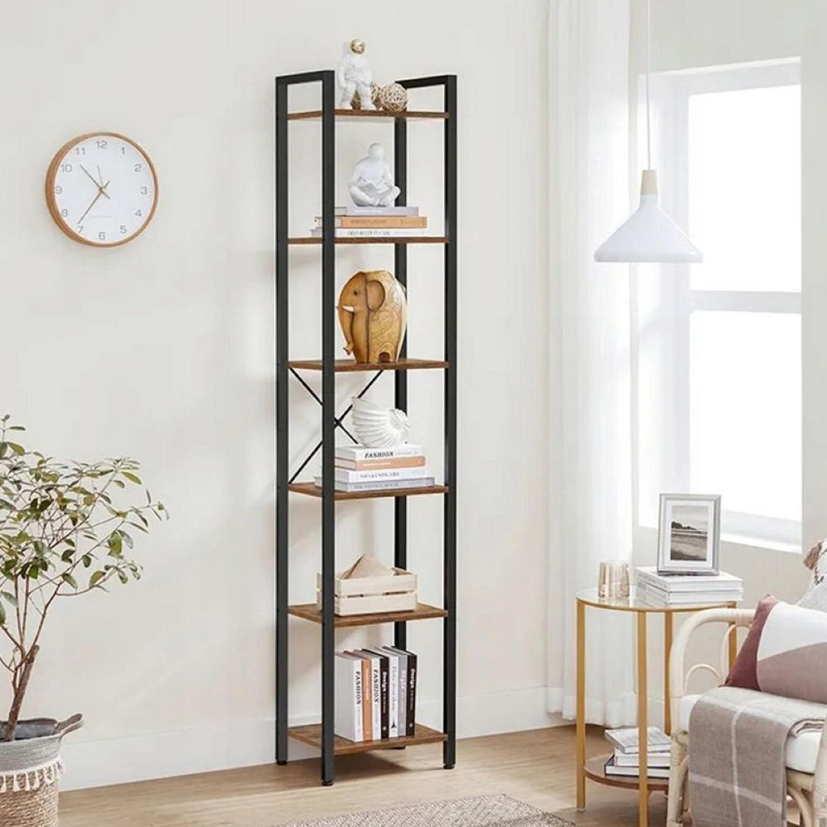 BÜCHERREGAL, braun 40/30/187.5 cm - Braun, Holzwerkstoff (40/187.5/30cm)