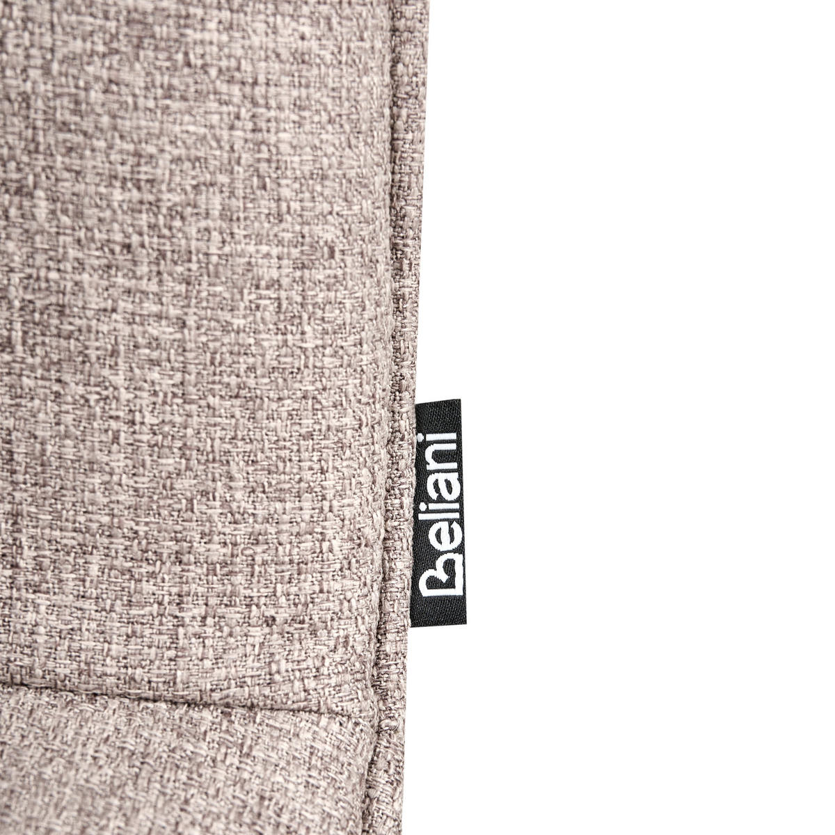 ESSZIMMERSTUHL 2er-Set Stoff Hellbraun Carver - Hellbraun, Textil (47/89/58cm) - Beliani
