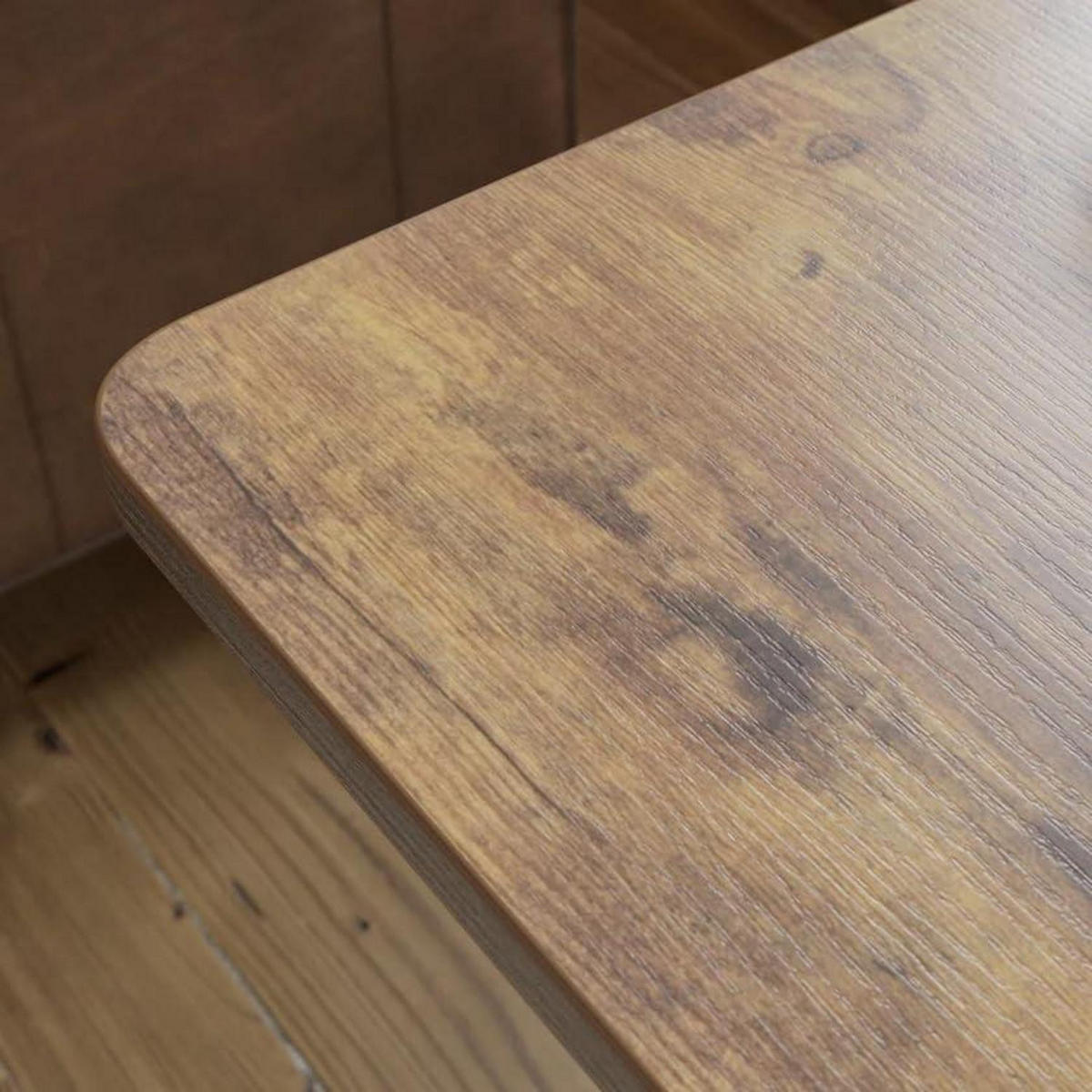 SCHREIBTISCH elektrisch höhenverstellbar 140 x 60 cm Rustikal Braun - Braun, Holzwerkstoff (60/140/72cm)