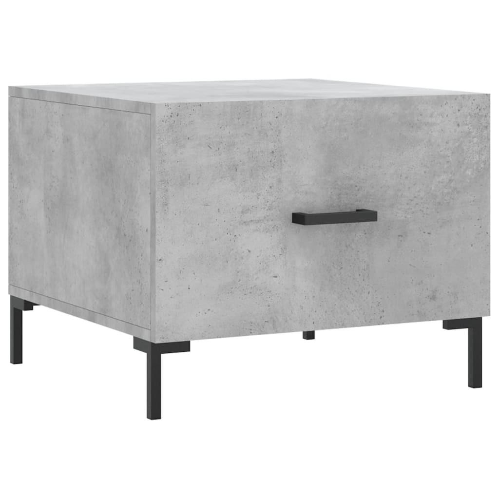 COUCHTISCH Betongrau 50x50x40 cm Holzwerkstoff - Grau, Holzwerkstoff (50/50/40cm) - furnicato
