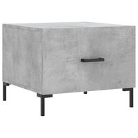 COUCHTISCH Betongrau 50x50x40 cm Holzwerkstoff - Grau, Holzwerkstoff (50/50/40cm) - furnicato