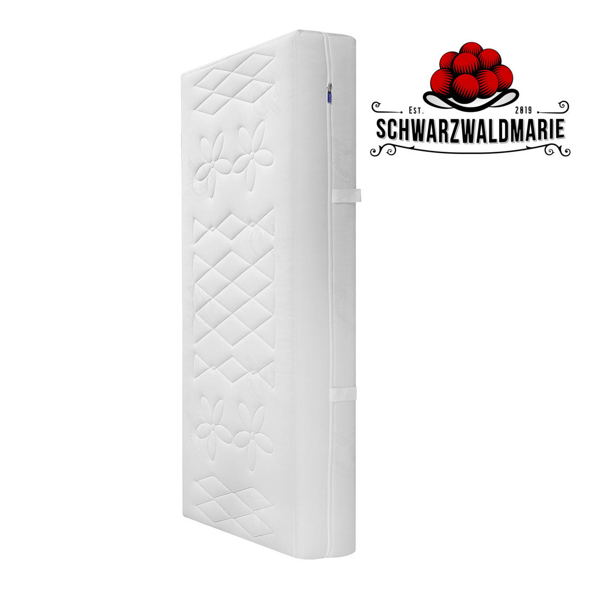 MATRATZE Komfort – 7-Zonen-Kaltschaummatratze mit Hylex®-Schaum - Weiß, Holz (140/200cm) - Schwarzwaldmarie