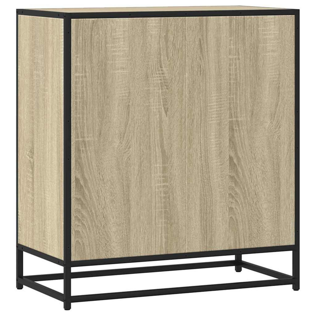 KOMMODE Sopi für Wohnzimmer Sonoma-Eiche 68x35x76 cm - Sonoma Eiche, Holz (68/76/35cm) - DELUKE