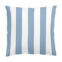 KISSENBEZUG Längsstreifen in Pastell Blau 40/40 cm - Pastellblau, Textil (40/40cm) - Bilderwelten