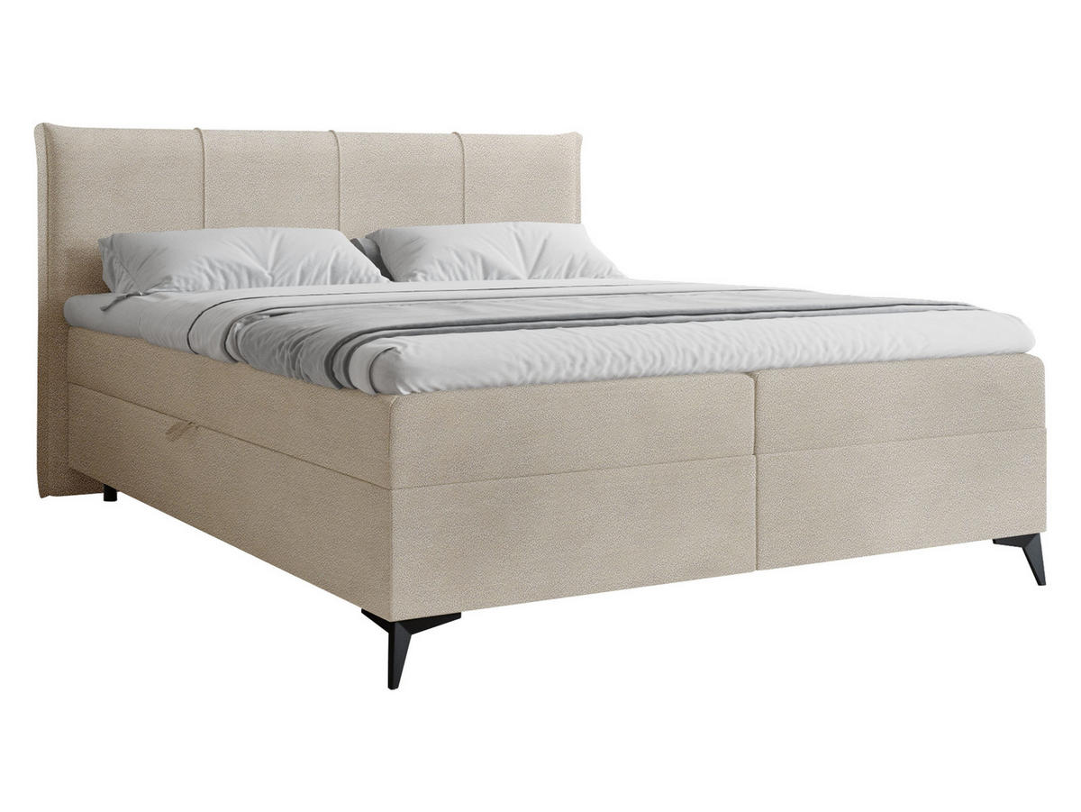 BOXBETT Eco Bis - H3 - Schwarz/Naturfarben, Holz/Holzwerkstoff (140/200cm) - MIRJAN24