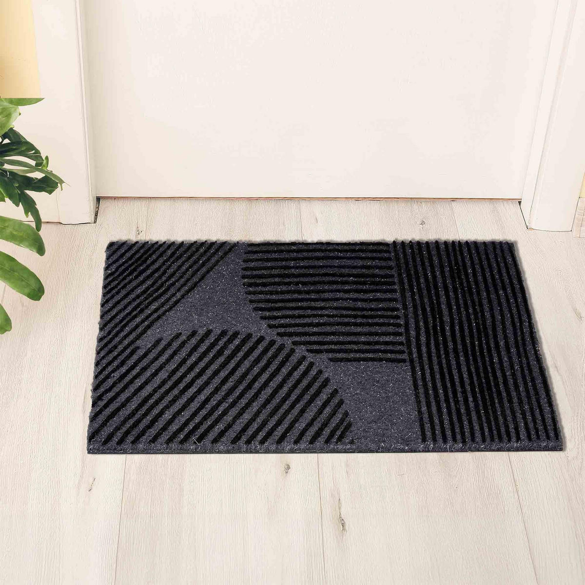 FUSSMATTE AUßEN POWER FLOCK - Anthrazit, Textil (45/75cm) - Astra