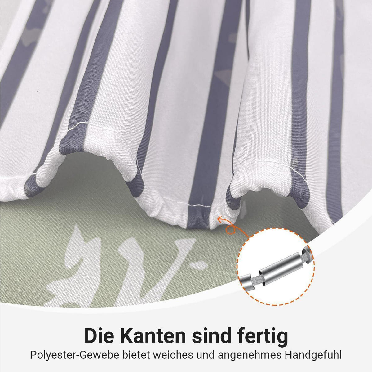 DUSCHVORHANG Grün Blätter Linie 120 x 200 cm - Grün, Textil (120/200cm)