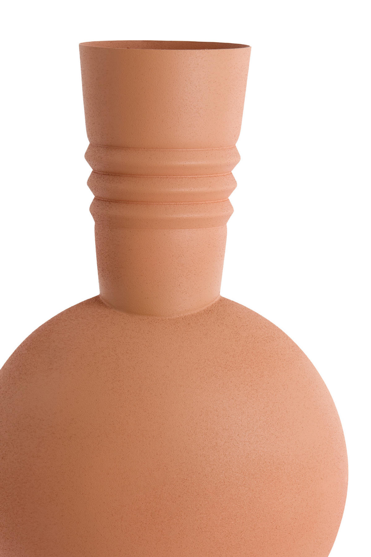 VASE Kavansi Orange 18/18/54,5 cm - Orange, Metall (54.5cm) - Light & Living