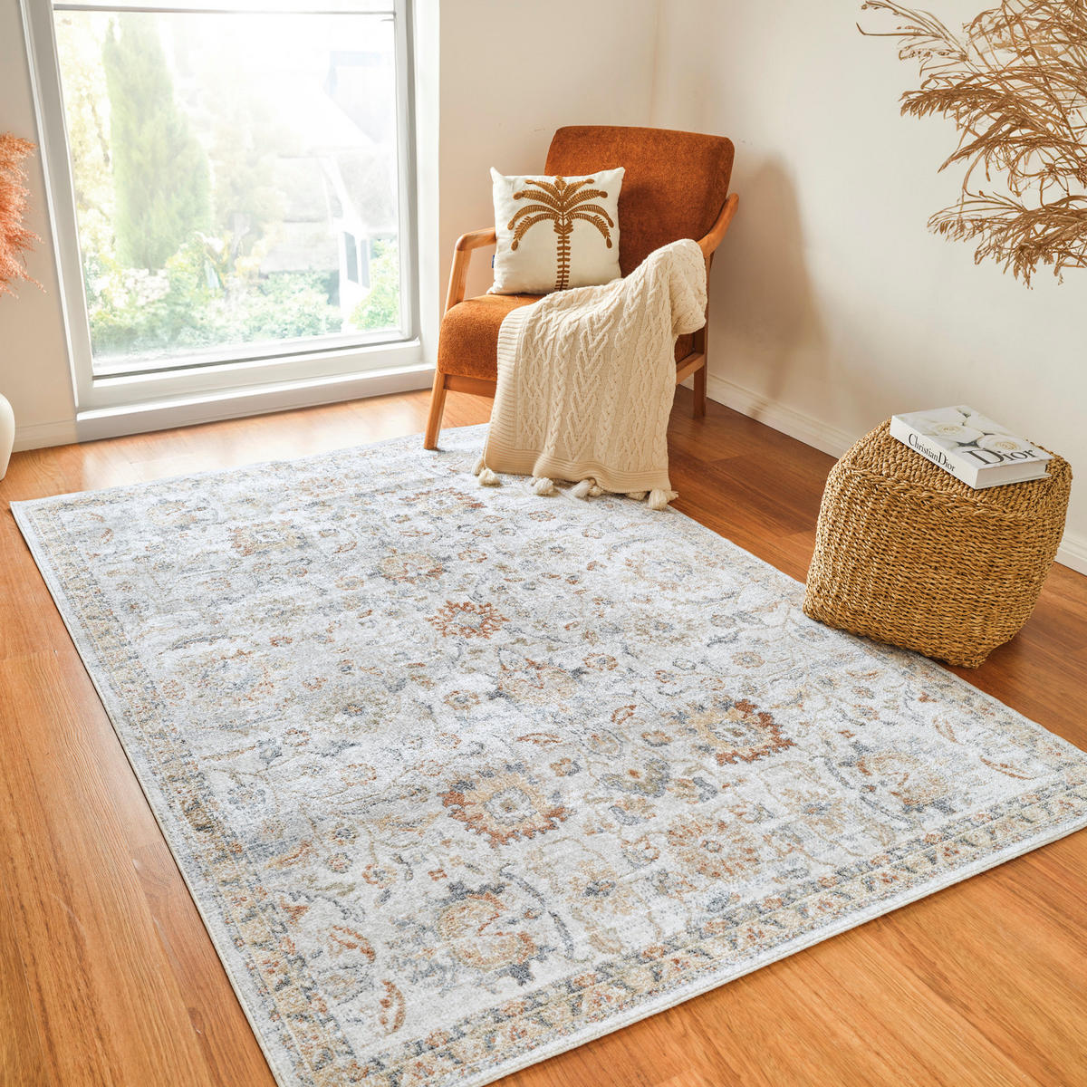 WASCHBARER TEPPICH Esther 120/170 cm Gelb - Gelb, Textil (120/170cm) - LIVABLISS