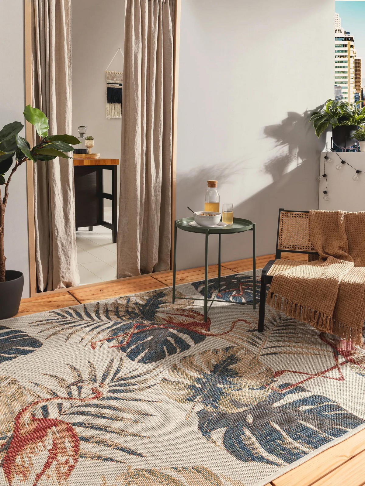 OUTDOORTEPPICH Mirena Multicolor 80x150 cm - Multicolor, Textil (80/150cm) - benuta Nest