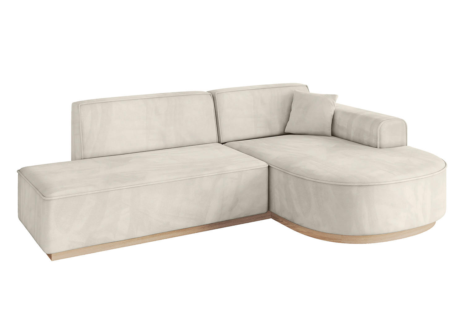 Altdecor Ecksofa Beige 243x171 cm