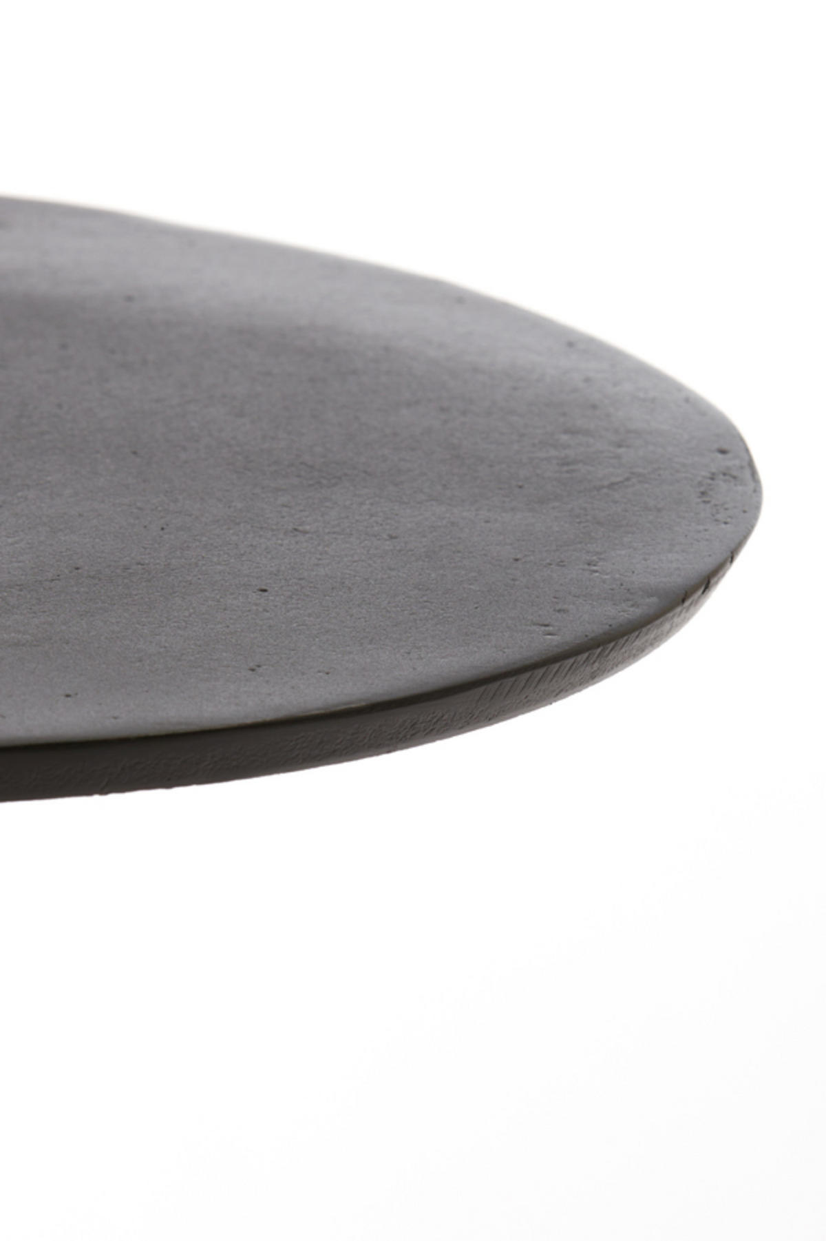 BEISTELLTISCH Dimphy Grau Ø35/56 cm - Grau, Metall (35/35/56cm) - Light & Living
