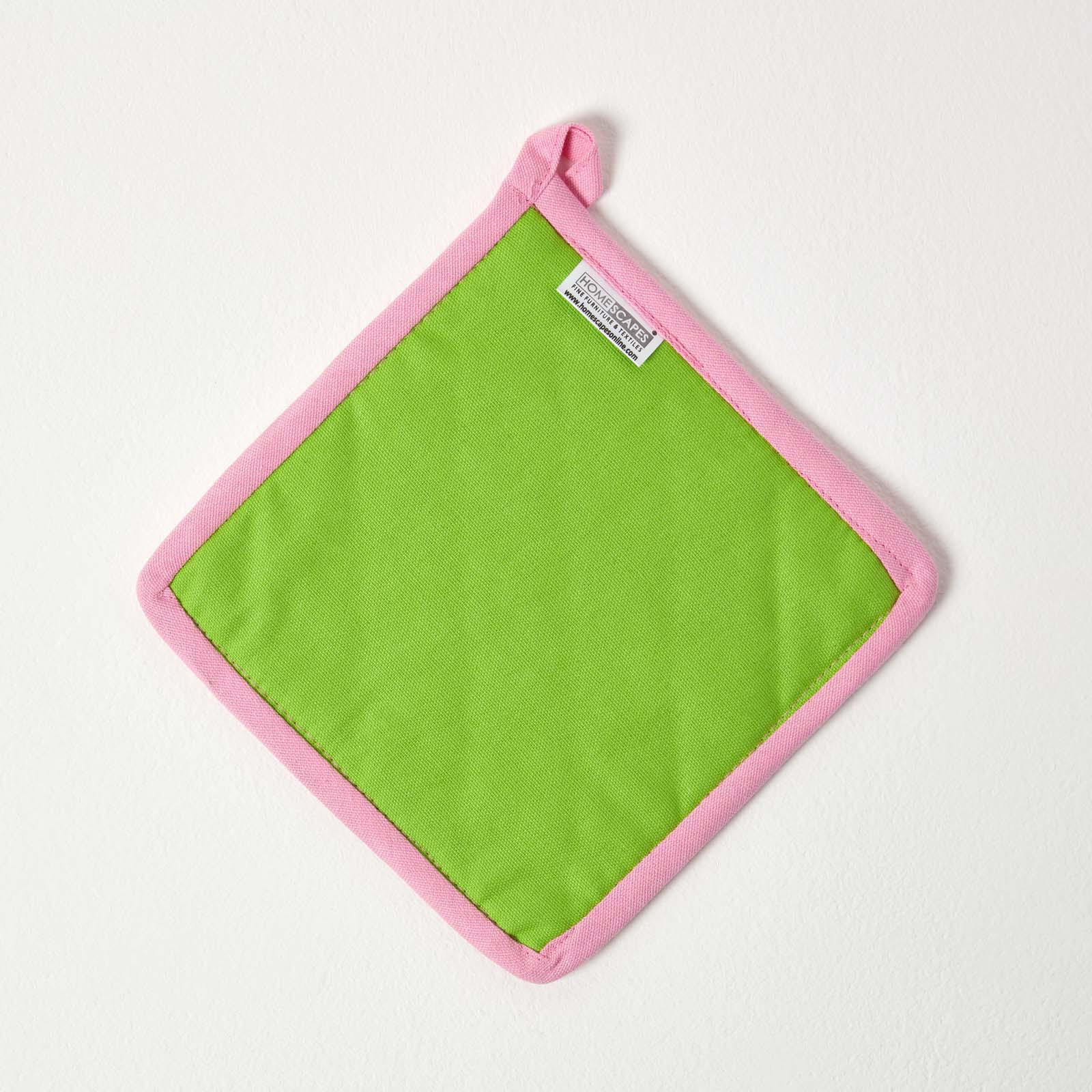 TOPFLAPPEN Retro-Blumen 20/20 cm, Baumwolle wattiert - Multicolor, Textil (20/20cm) - Homescapes