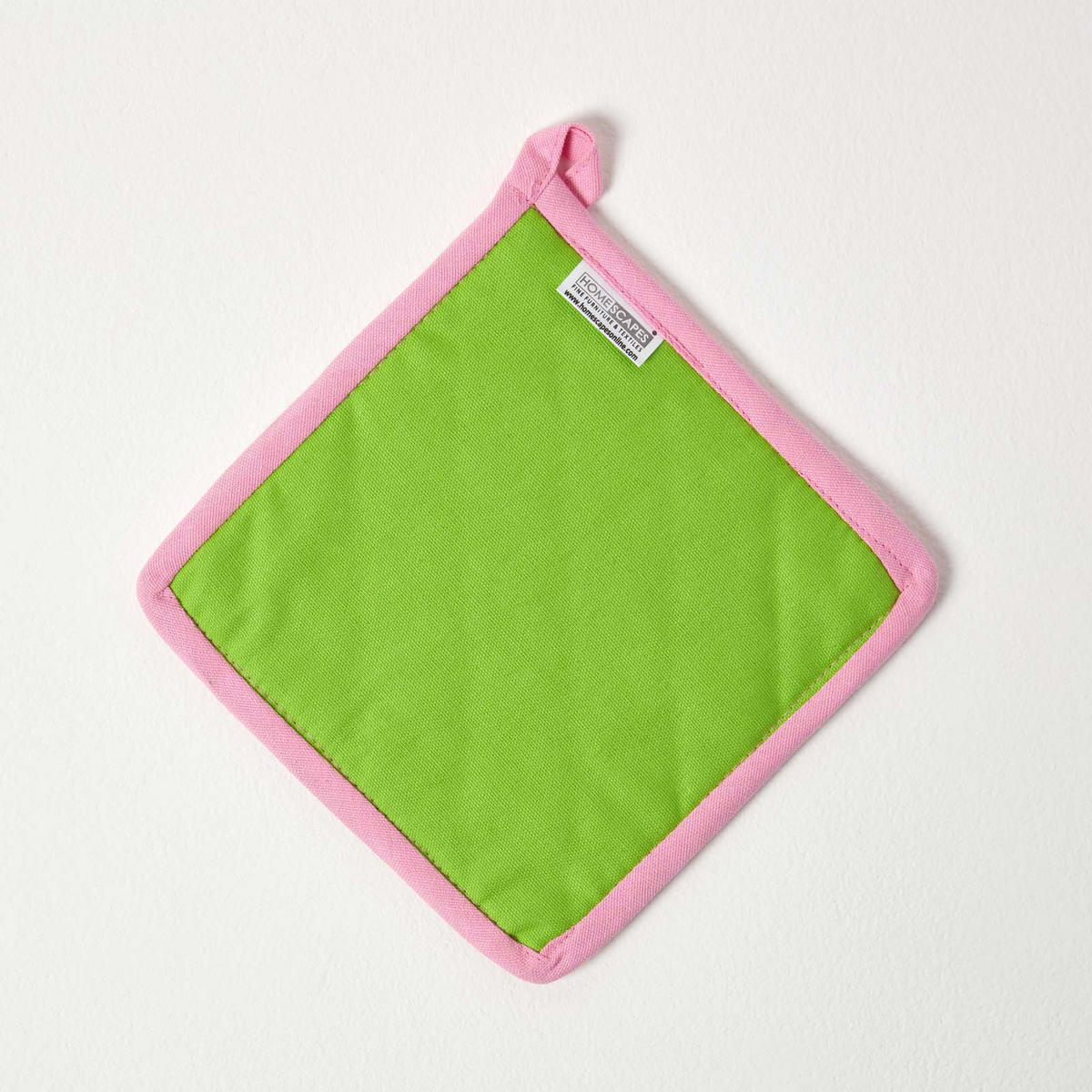 TOPFLAPPEN Retro-Blumen 20/20 cm, Baumwolle wattiert - Multicolor, Textil (20/20cm) - Homescapes