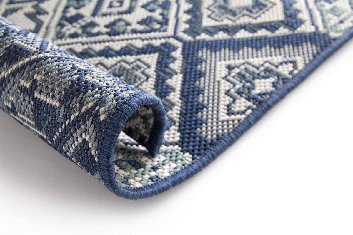 TEPPICH für Innen und Außen blau - Blau, Textil (120/170cm) - AFK Living