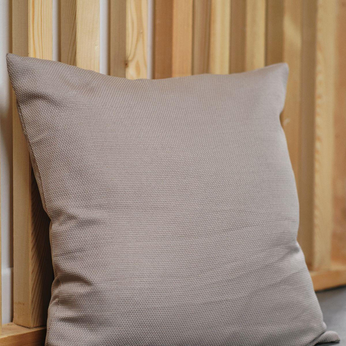 DEKOKISSEN Batist-Optik Ele 45/45/2 cm - Beige, Textil (45/45cm) - Today