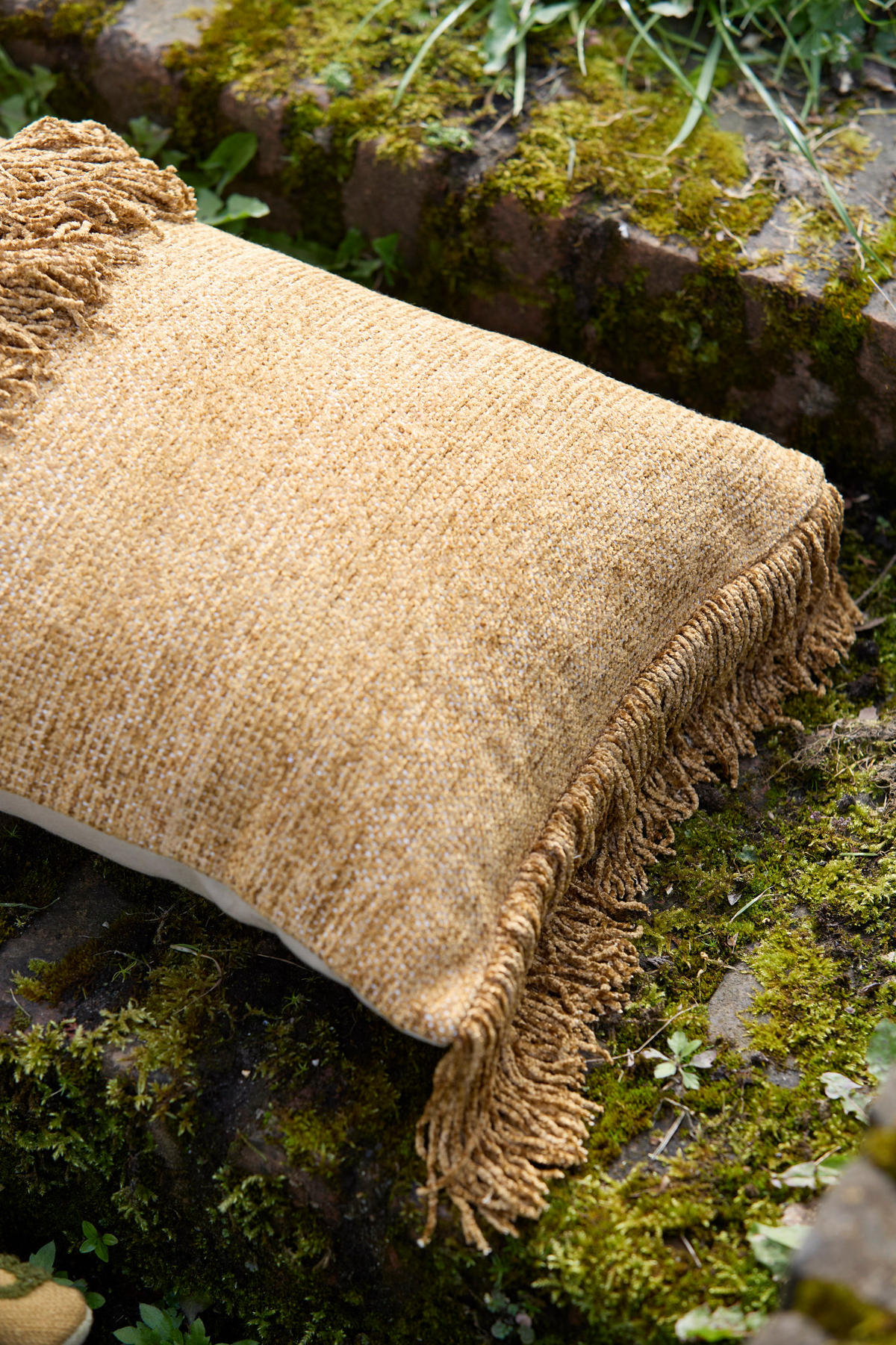 DEKOKISSEN Luani Braun 60/30/10 cm - Rot, Textil (30/60cm) - Light & Living