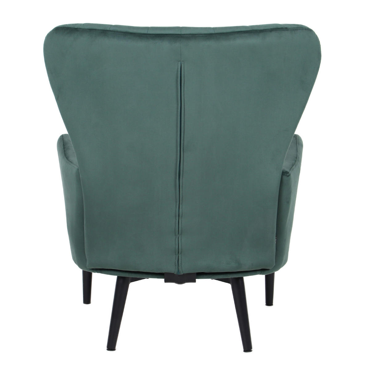 OHRENSESSEL Arthur Samt - Grün, Textil (76/89/78cm) - SVITA