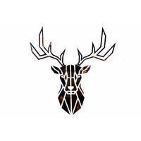 WANDDEKO Braun 80/77 cm - Braun, Metall (2.21/77/3cm) - KUNSTLOFT