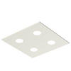 DECKENLEUCHTE - Weiß Hochglanz, Metall (40/40/4cm) - Lumicom