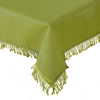 TISCHDECKE Gartentischdecke Grün 130x160 cm Weichschaum - Grün, Textil (130/160cm) - TiborTex