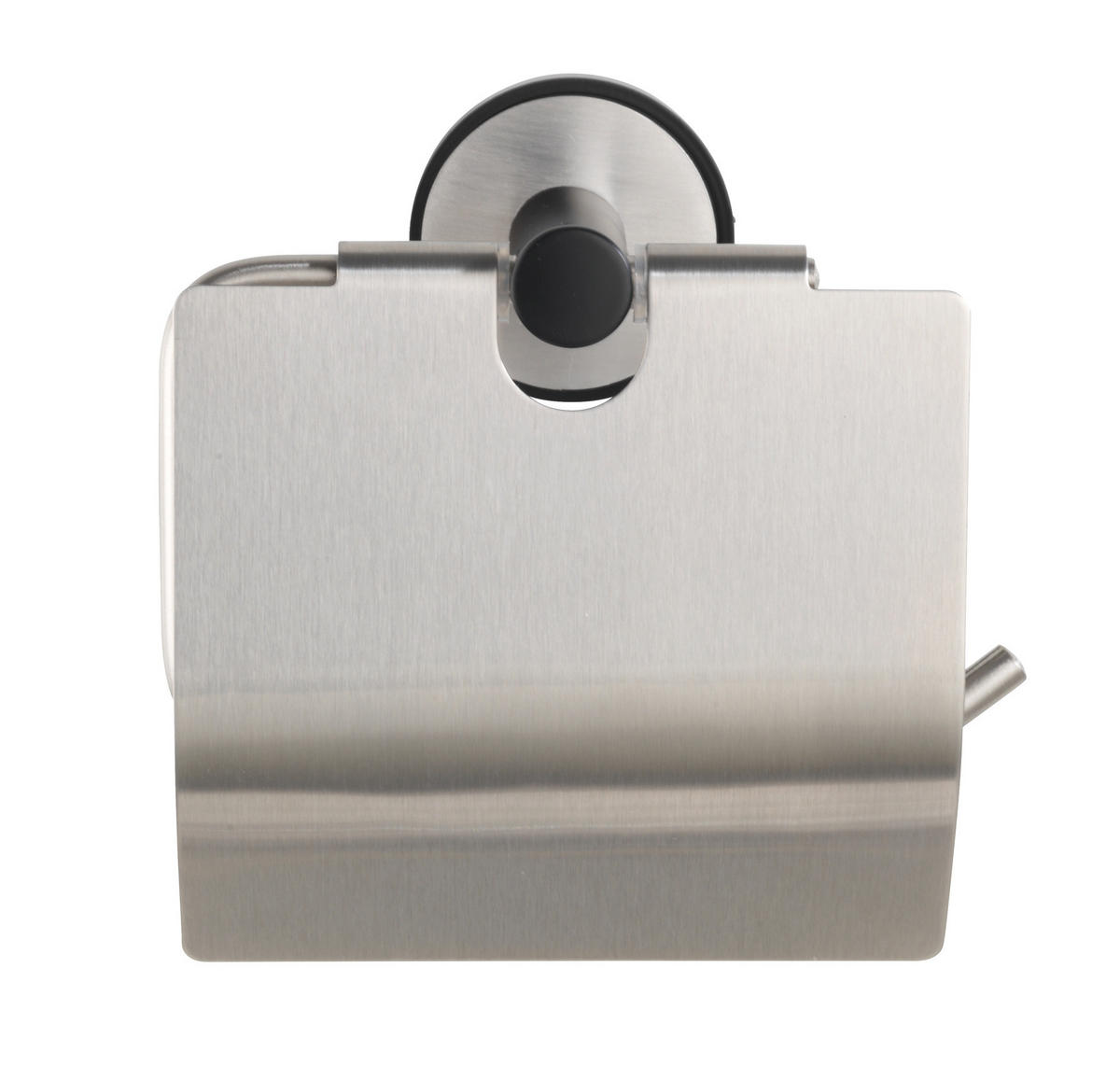 TOILETTENPAPIERHALTER mit Deckel Undine 6,5/14,5/12,5 cm - Silberfarben, Metall (14.5/12.5/6.5cm) - Wenko