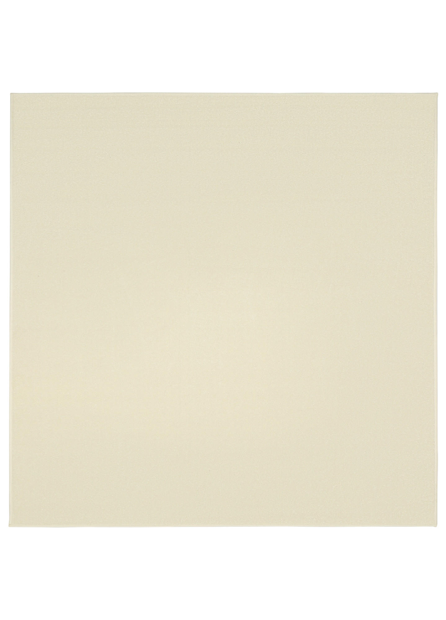 TEPPICH MONO SQUARE Creme 250/250 cm - Creme, Kunststoff (250/250cm) - Tapiso