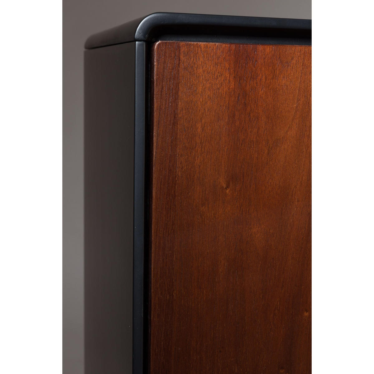 SIDEBOARD Juju Hoch Dunkelbraun - Multicolor, Holzwerkstoff (150/73/398cm) - Dutchbone