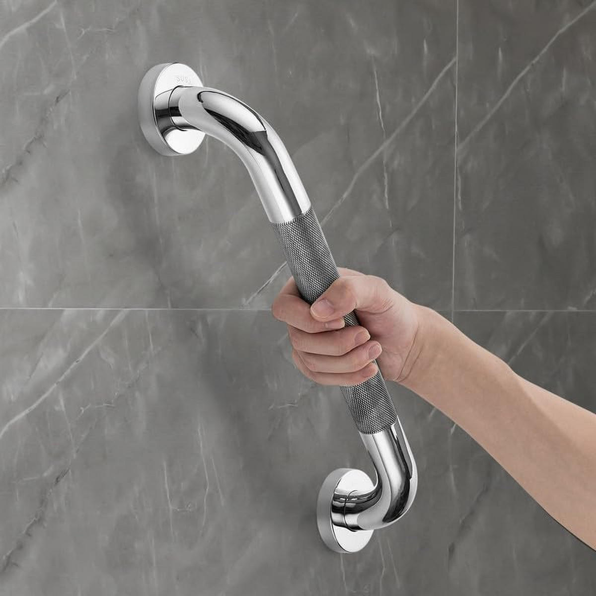 HALTEGRIFF – Silber – Edelstahl 304 – 30 cm – 2er-Pack - Silberfarben, Metall (31/4/14.5cm)
