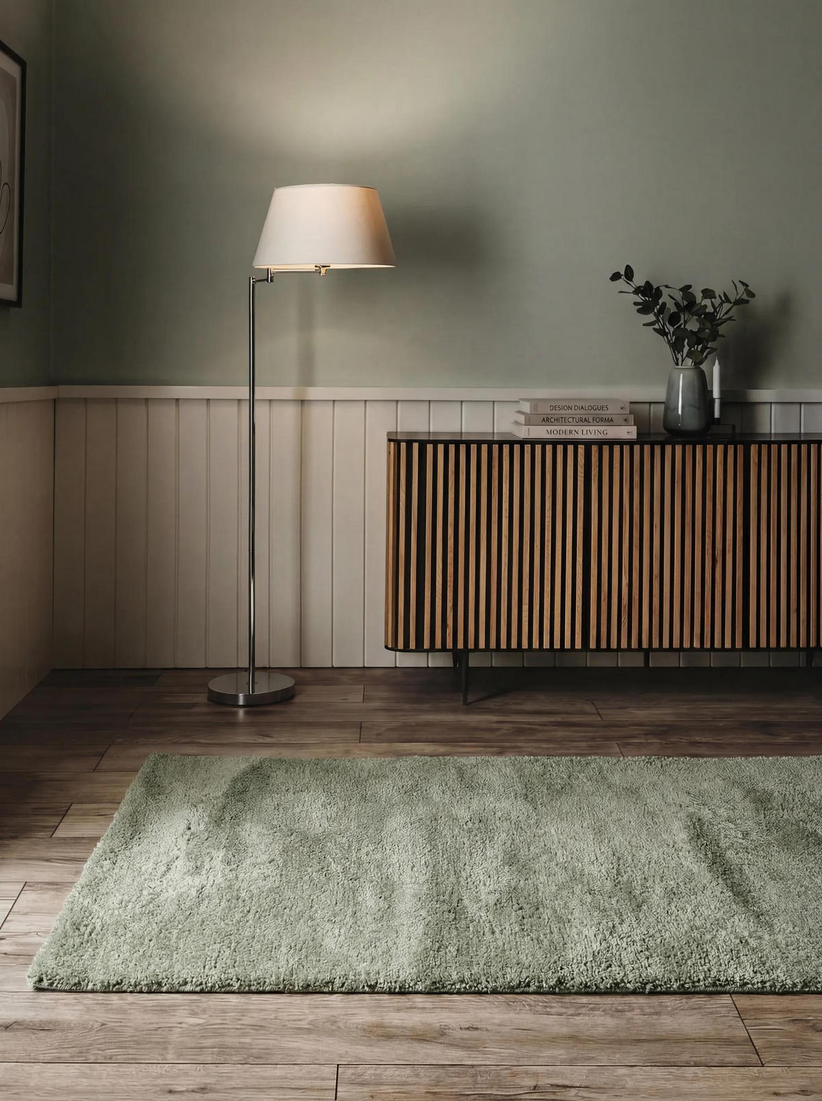 LÄUFER Soda Hellgrün 80x240 cm - Hellgrün, Textil (80/240cm) - benuta Nest