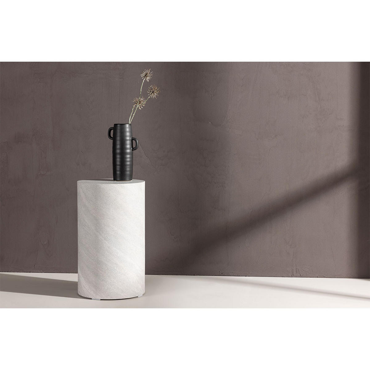 ECKTISCH, York, Grau, MDF, 30 x 30 x 50 cm - Grau, Holzwerkstoff (30/30/50cm) - ebuy24
