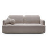 SCHLAFSOFA Lambina Dunkelbeige Boucle - Schwarz/Mokka, Kunststoff/Textil (227/92/104cm) - Selsey