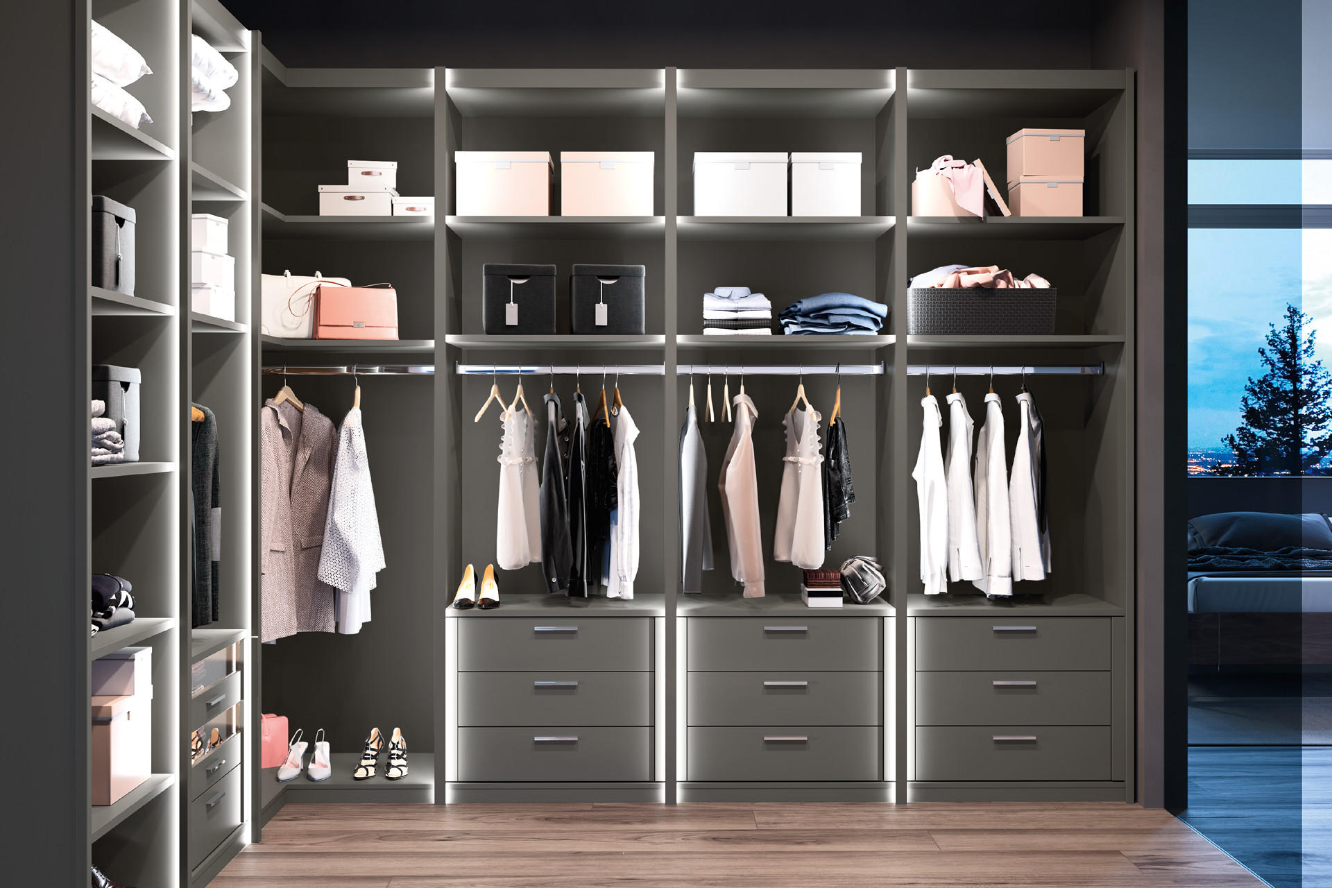 Begehbarer Kleiderschrank: Planen in 6 Schritten
