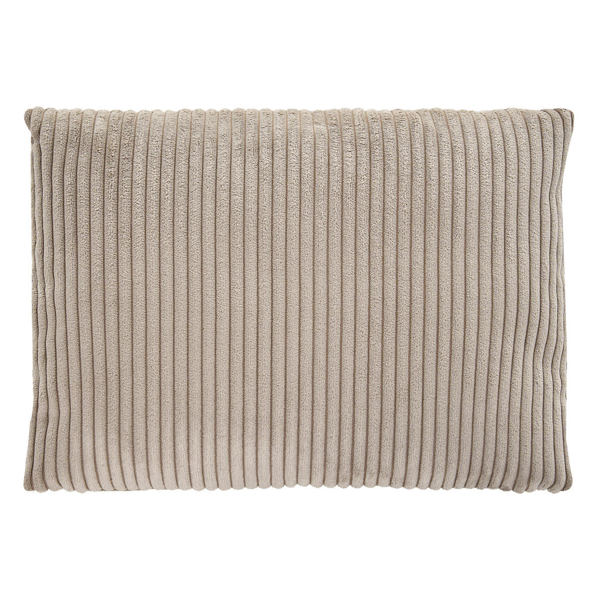 DREHSESSEL Cord Taupe Storvorde - Taupe, Textil/Metall (63/98/81cm) - Beliani