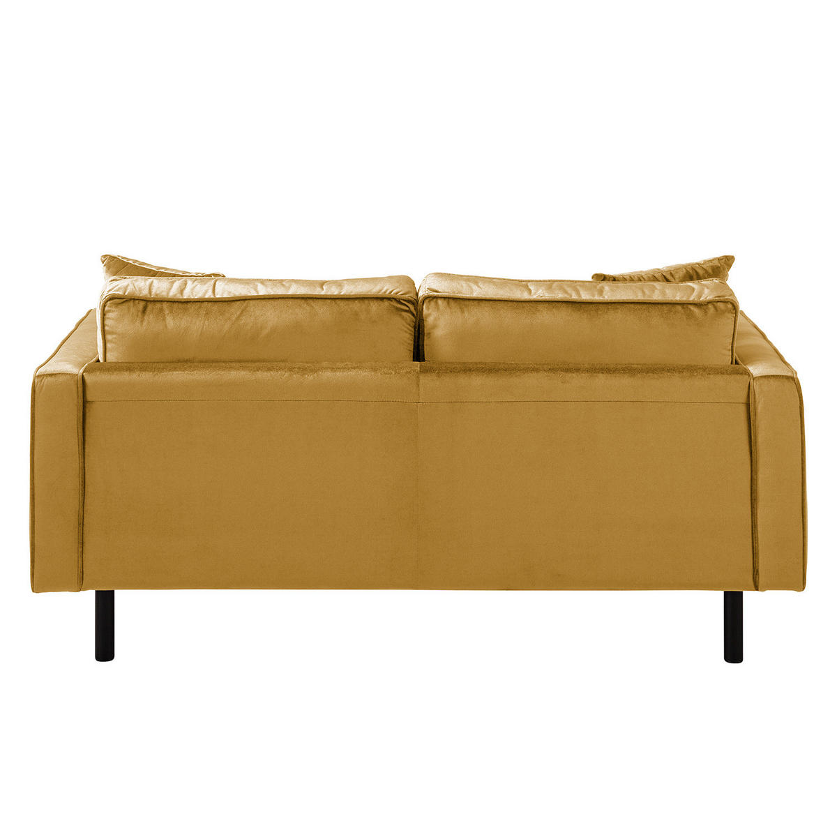 2-SITZER SOFA - Samt - Honig, Textil (167/81/96cm) - home24