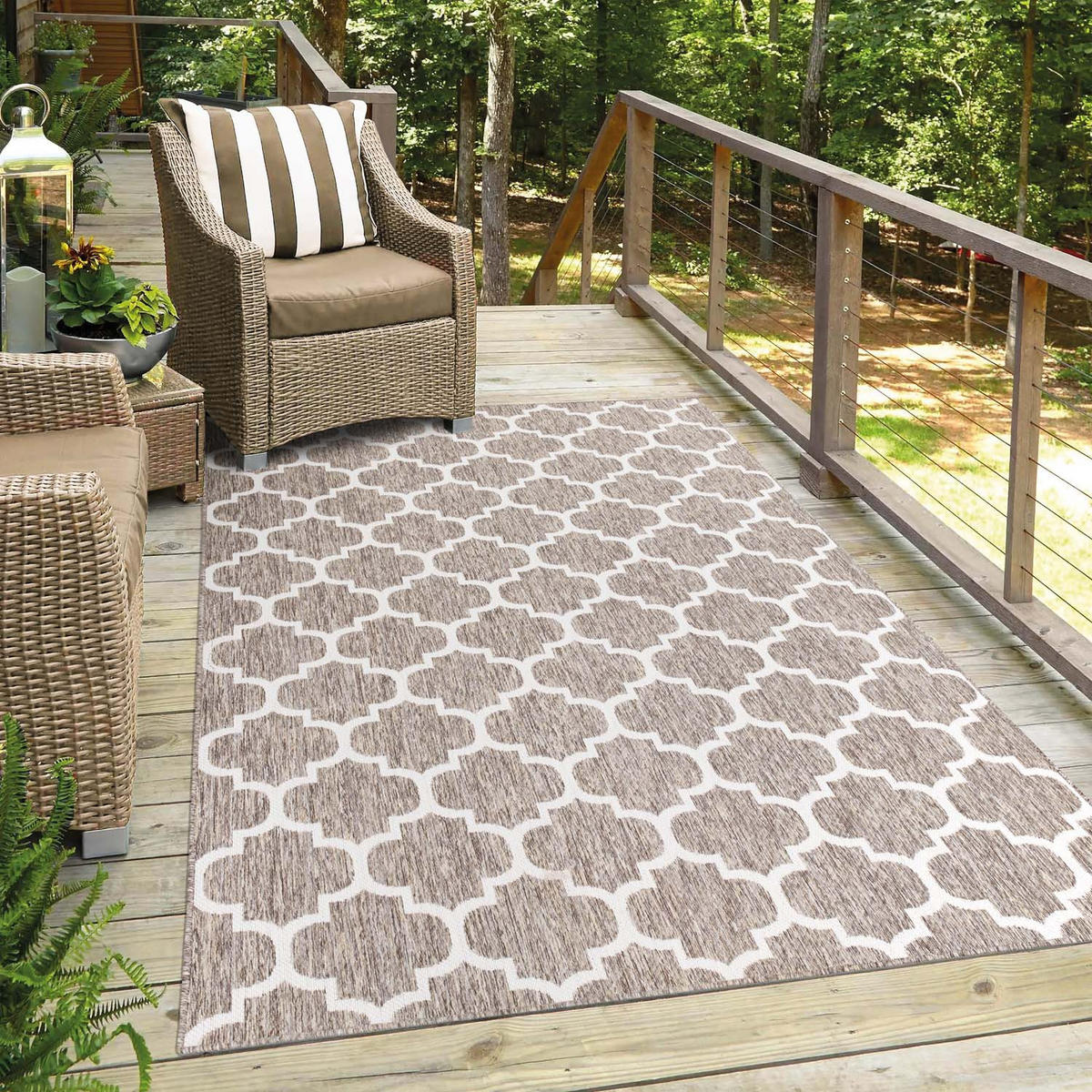 OUTDOOR-TEPPICH Sun 462 Beige 200x290 cm - Beige, Textil (200/290cm) - carpet city