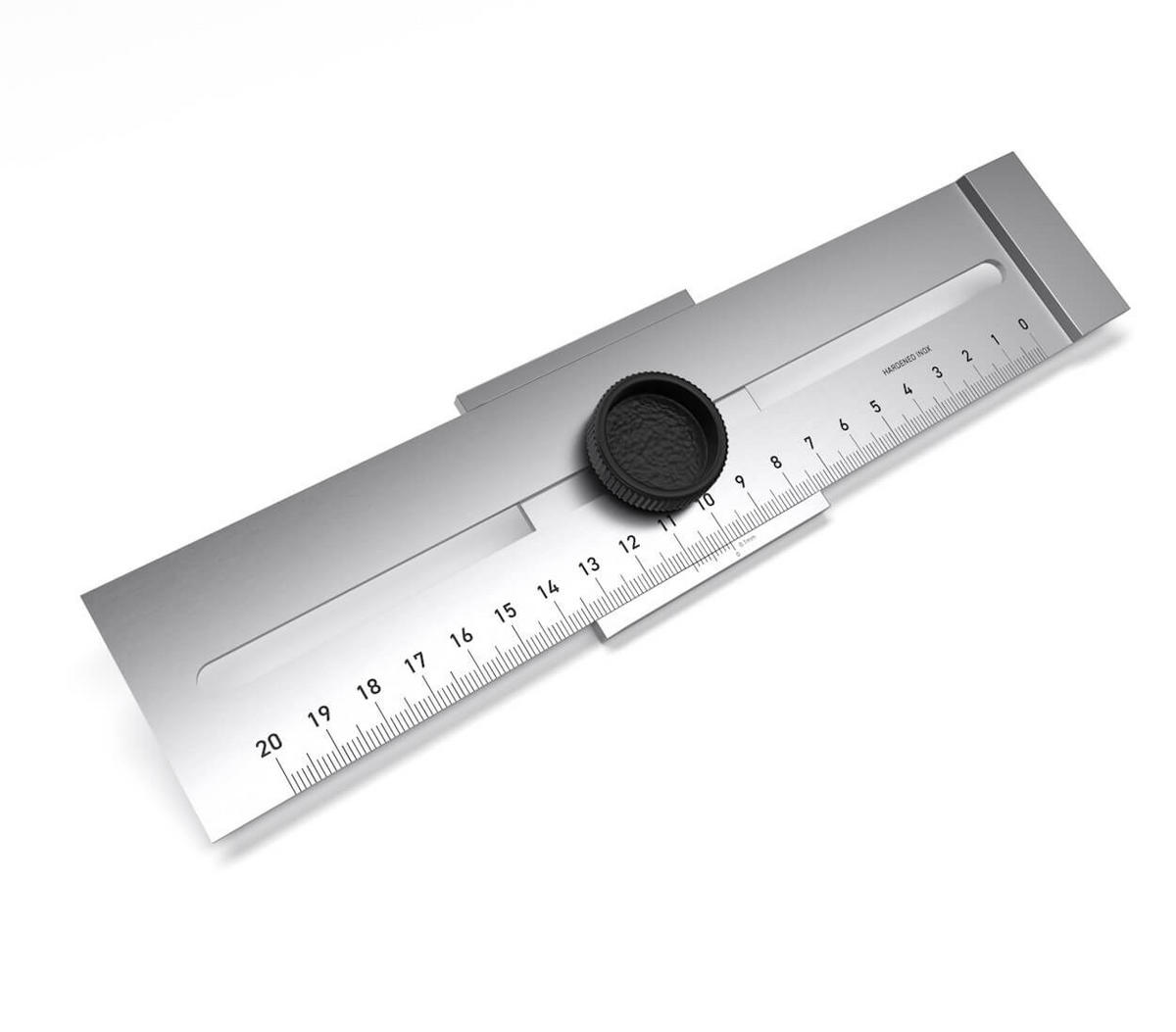 STREICHMASS Metall 200 mm - Silberfarben, Metall (20/5/2cm) - BAUHELD